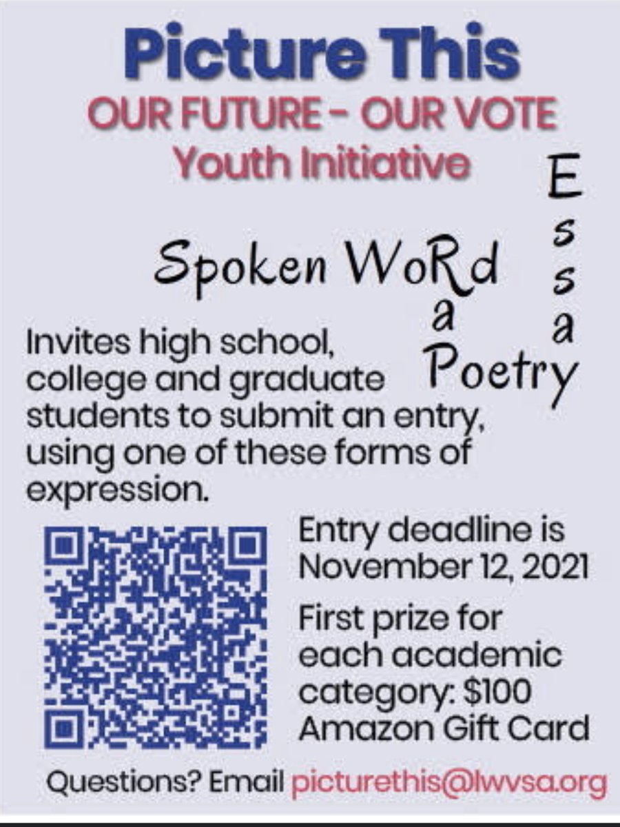 The League of Women Voters of San Antonio is launching a Youth Contest to enhance civic engagement among the youth in our community. The contest topic and registration details are here: docs.google.com/document/u/0/d…