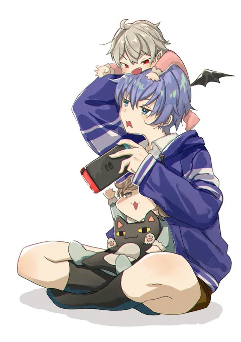 #かなちーくず 
#かな絵 #ちーあーと #KuzuArt 
幼児×ショタ 