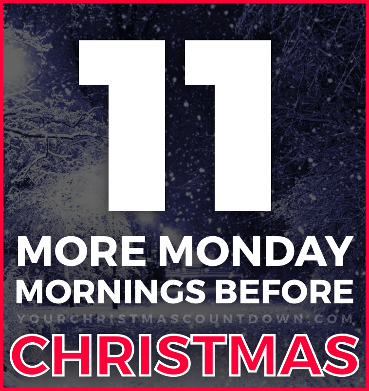christmas_clock's tweet photo. 11 MORE MONDAY MORNINGS BEFORE  #CHRISTMAS!
 🕒 https://t.co/08kJVAWqc2 🎄🎅 https://t.co/2nREQB36V8
