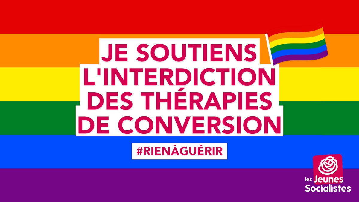 JeunesSocPACA's tweet image. Les Jeunes socialistes soutiennent l&apos;interdiction des thérapies de conversion ! Il n’y a #RienÀGuérir !