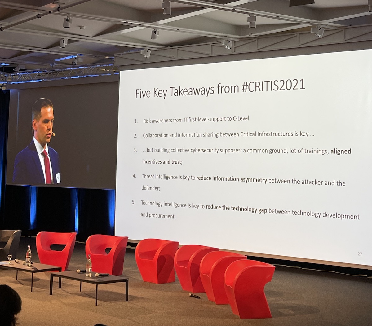 Trust Valley (@trustvalleych) on Twitter photo #TVDay2021 <a href="/SwissTech_EPFL/">SwissTech Convention Center 🤝 #MeetInSwitzerland</a> | Dr. Alain Mermoud, shares the 5 takeaways from #CRITIS2021 organized at EPFL #TrustValleyCH #digitalTrust #cybersecurity #TVDay2021 <a href="/SwissTech_EPFL/">SwissTech Convention Center 🤝 #MeetInSwitzerland</a> | Dr. Alain Mermoud, shares the 5 takeaways from #CRITIS2021 organized at EPFL #TrustValleyCH #digitalTrust #cybersecurity