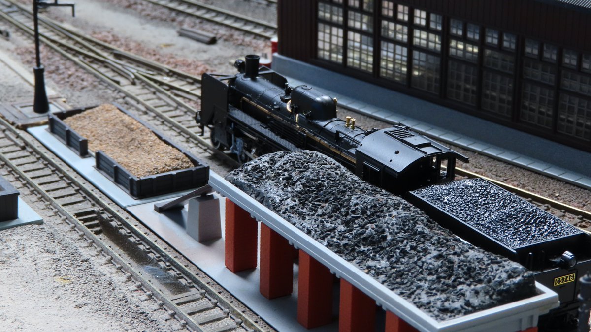 ローカル線　給水塔・給炭台Ⅲ　側線追加の２線　鉄道ジオラマ　Nゲージ　展示台 ローカル線 給水塔・給炭台Ⅲ 側線追加の2線 鉄道ジオラマ N