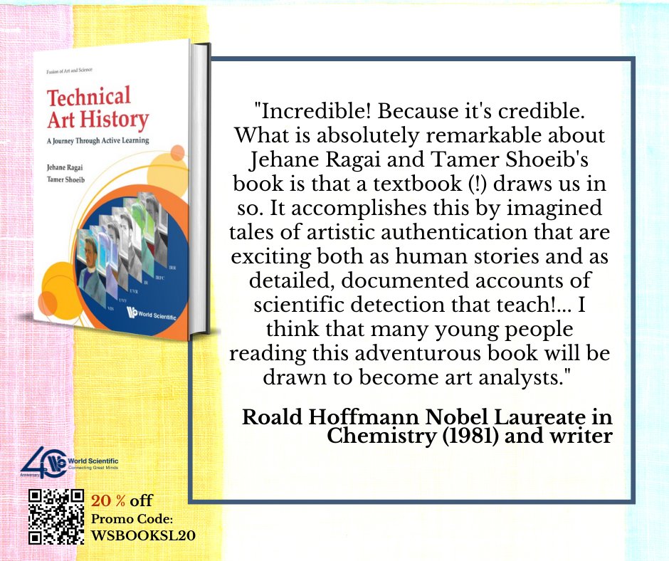 worldscientific's tweet image. Technical Art History: A Journey Through Active Learning

20% off! Get the book at bit.ly/3kXq27T 

#technicalarthistory #arthistory #painting #activelearning #arteducation #jehaneragai #tamershoeib #worldscientific