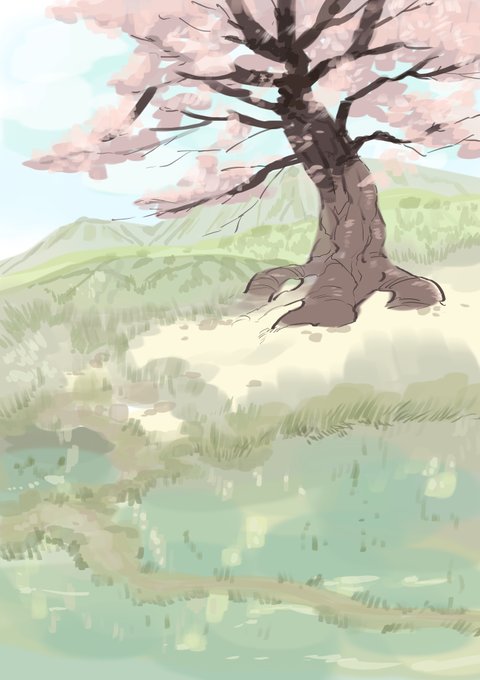 アニメの風景のtwitterイラスト検索結果