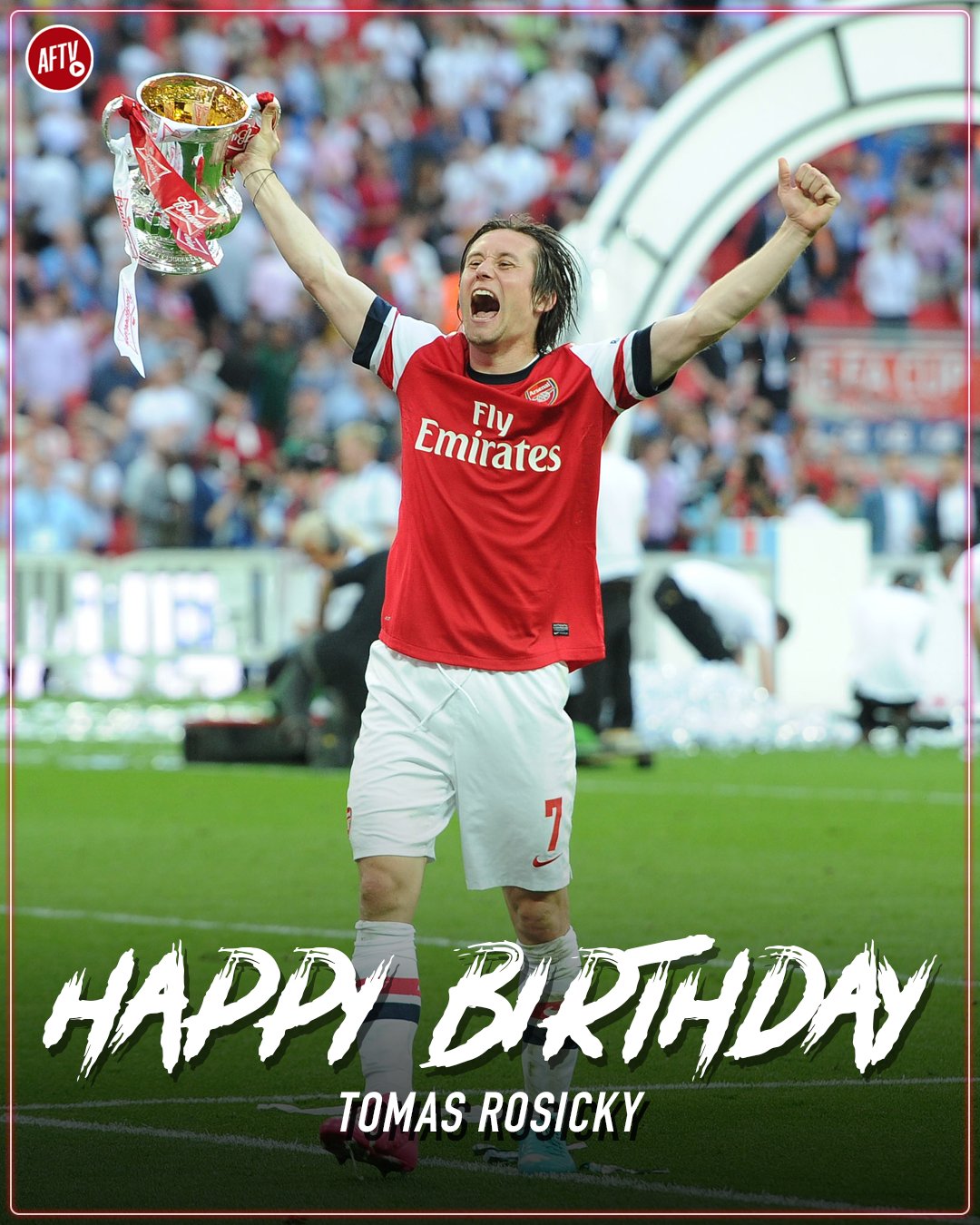 Happy 41st birthday to Tomas Rosicky! 