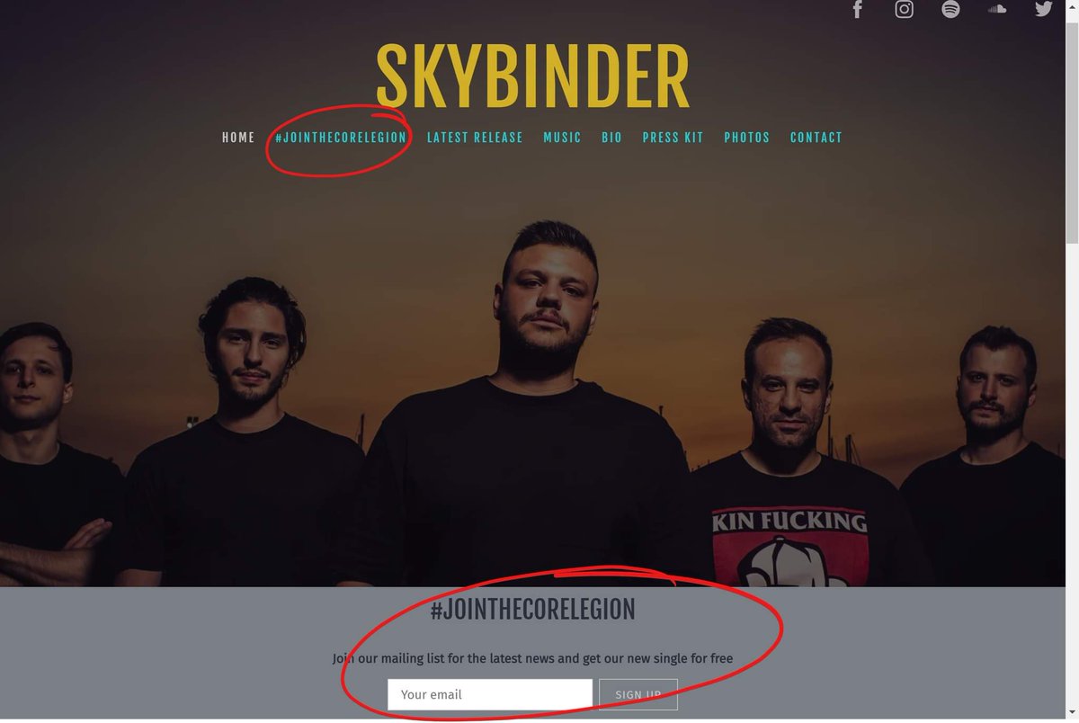 Happy Monday! Subscribe to our mailing list and get our latest single 'BURDEN' for free! skybindereu.com