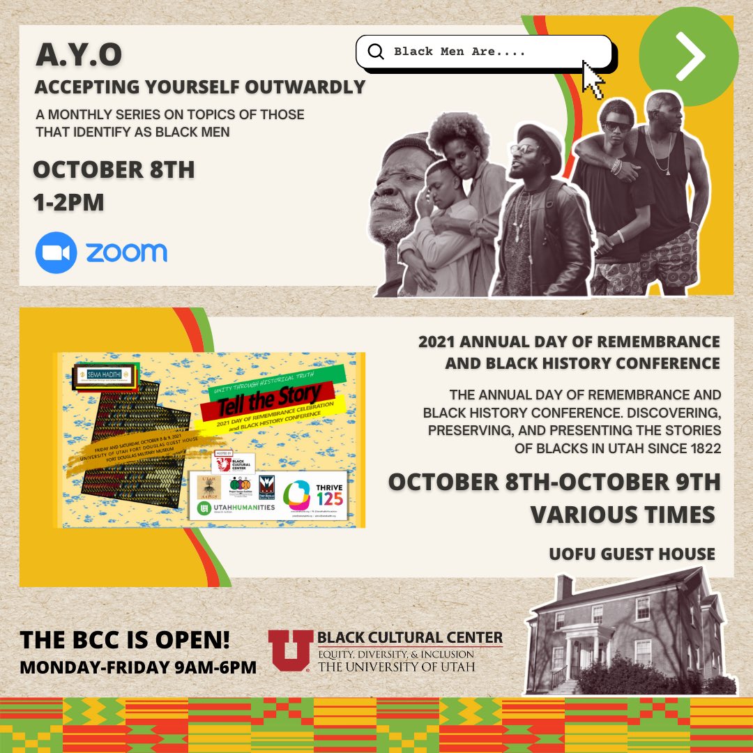 Black Cultural Center, University of Utah tweet media