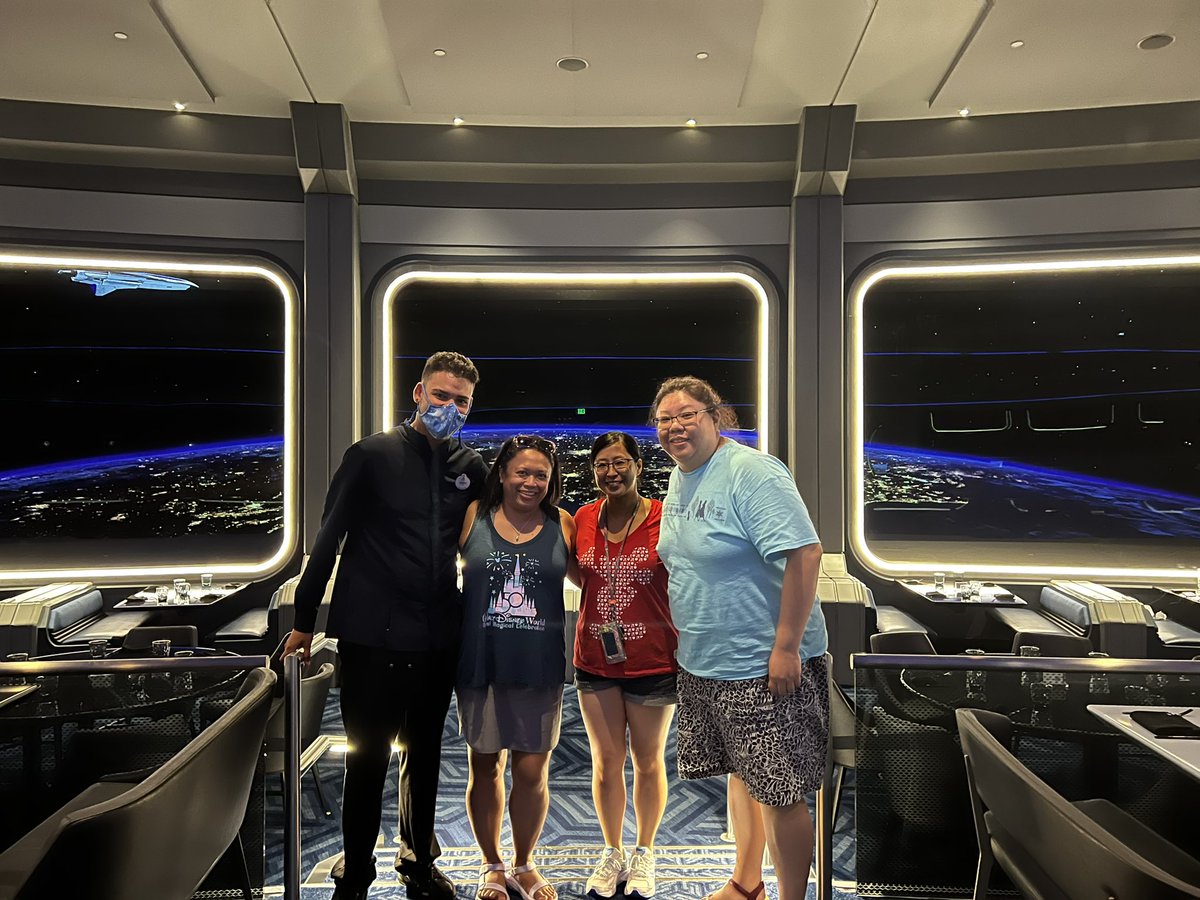 LifeIsWong's tweet image. Our server Joseph at Space 220 was the best! Most hospitable and hysterical and going the extra mile for a phenomenal experience! @WDWGuestService #castcompliment