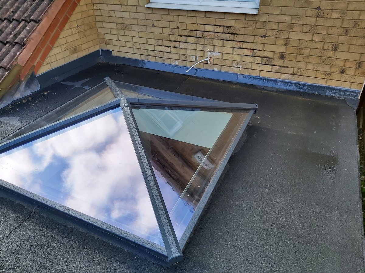 New #FlatRoof with grp flashings in #Wootton