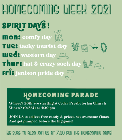 JIAonline's tweet photo. HAPPY HOMECOMING WEEK! We would love for our JIA Families to participate in Homecoming Festivities this week. This week's Spirit Days are listed below. Feel free to dress up when you are on campus, or even when you are at home! #JIAPride #WildcatWay🐾 https://t.co/a2IdeaazCu