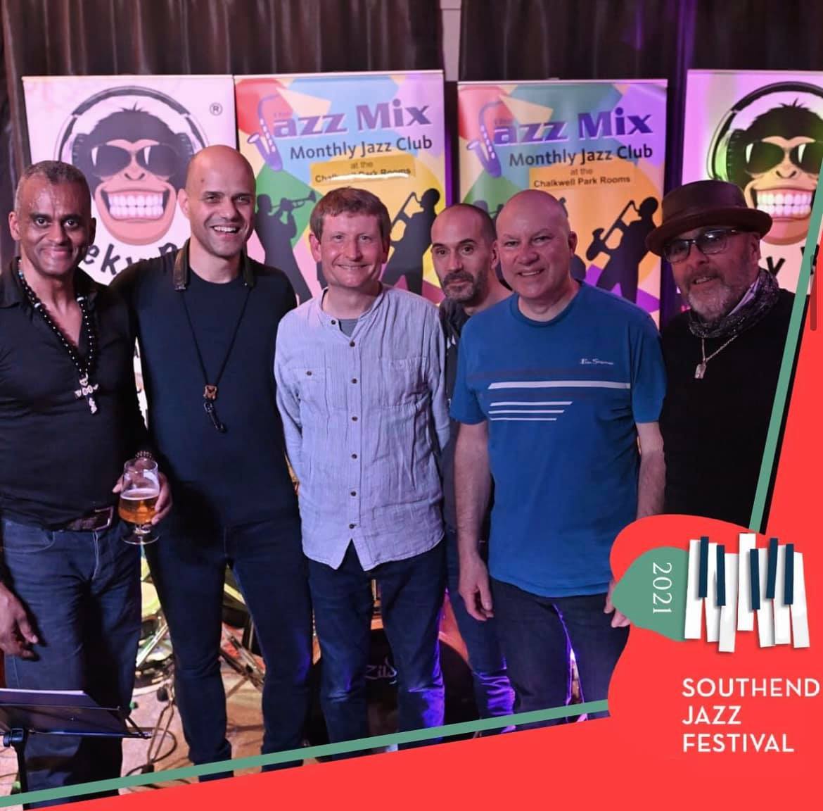 Next gig at The Jazz Mix club, Chalkwell Park Rooms, Westcliff-on-Sea, Monday 11th October 2021 - Sunchaser (part of the Southend Jazz Festival) - tickets £15 from ticketsource.co.uk/the-jazz-mix