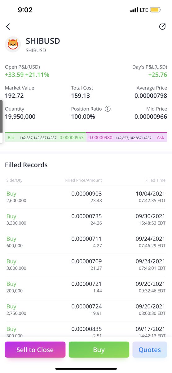 brad2927's tweet photo. @Prophitcy 🚀🚀 https://t.co/RtP9T2ESDr