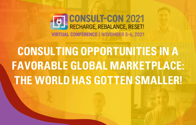 ConsultCon's tweet photo. Register for #ConsultCon2021 and learn how to effectively navigate new prospects brought about by the absence of past barriers at this exciting panel session!

https://t.co/TloCF3IExZ https://t.co/B2wbv1bwKs