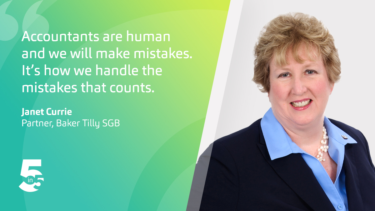 bakertillycan's tweet photo. In the latest instalment of #Fiveinfive, #BakerTillySGB partner Janet Currie sheds light on #accountants, the challenges they face and the unique value only they can provide. https://t.co/2wQYcPb2mY #BeTrue #WeAreBakerTilly https://t.co/7BzPm0Unyo