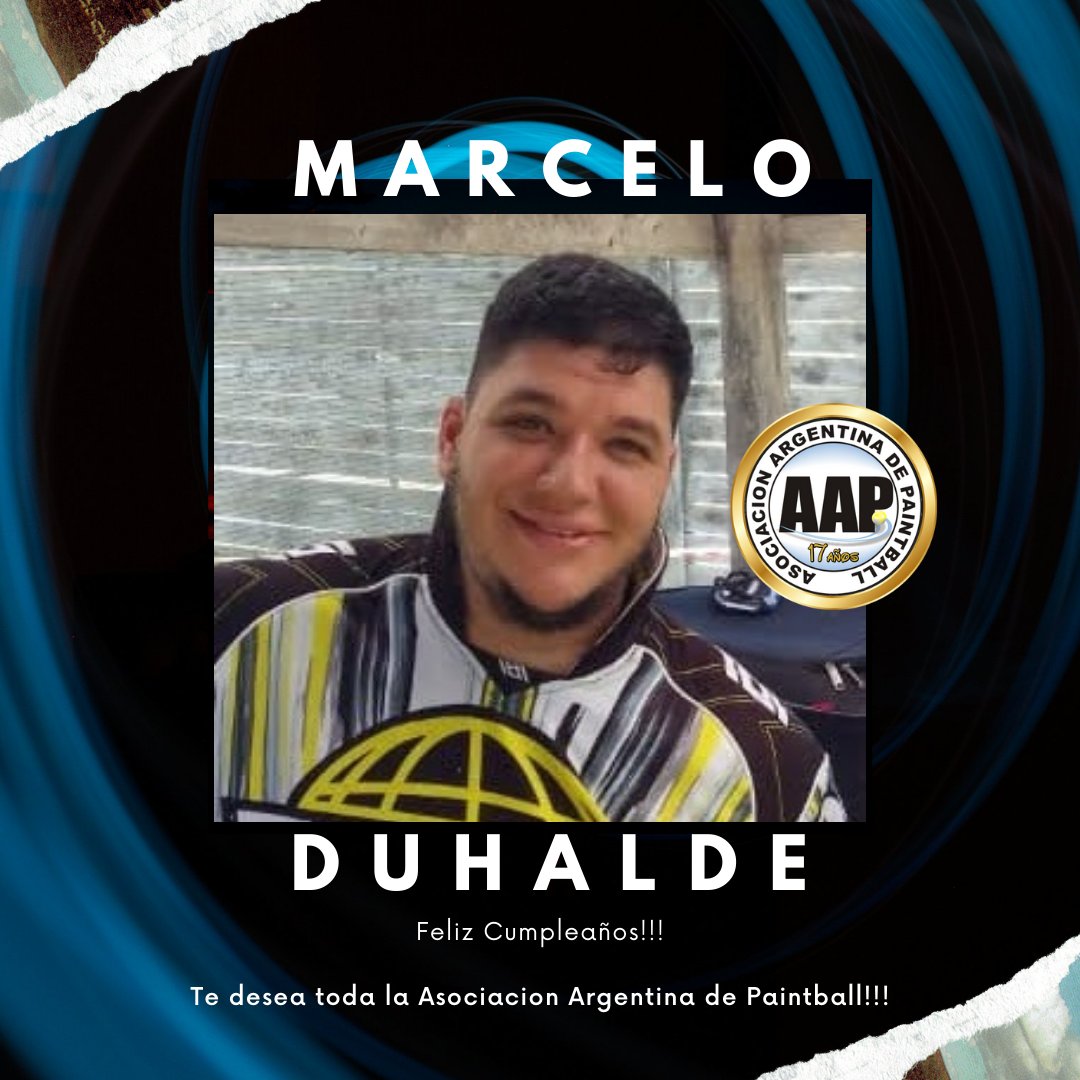 AAPaintball's tweet photo. Feliz cumpleaños Marcelo Duhalde!!!
.
.
#yojuegopaintball #quedateencasa #argentina #arbitrosaap #arbitros #deporte #deporteextremo #competencia #tap #tap2021 #cumpleaños #granpersona #asociacionargentinadepaintball #tudeporte #speedball #recball #ufedem #cad https://t.co/D89TK1HnyU