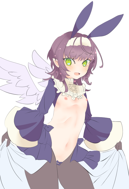 k_wrb's tweet photo. ギリギリ #天使の日 なので逆バニーの天使ちゃん https://t.co/kJWOPUNfex