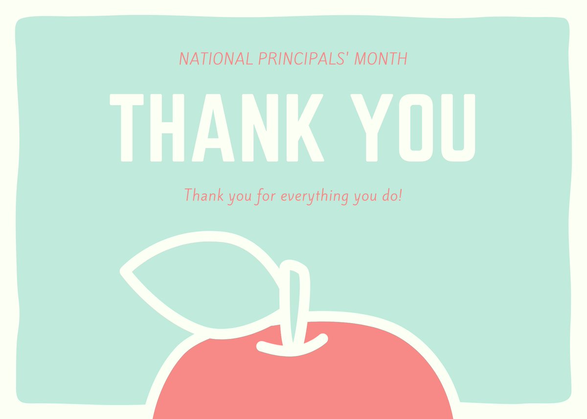 October is National Principals’ Month! Our principals and vice-principals go above and beyond every day to support students, staffs, and our school communities…we are so appreciative and cannot thank you enough! #NationalPrincipalsMonth #ThankYou #sd47learns @sd47_board
