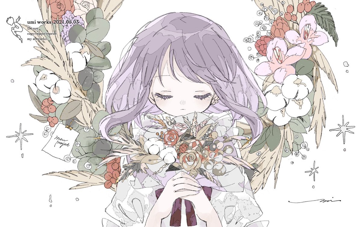 ◇春を待ちわびて◇手描きイラスト ◇春を待ちわびて◇手描きイラスト