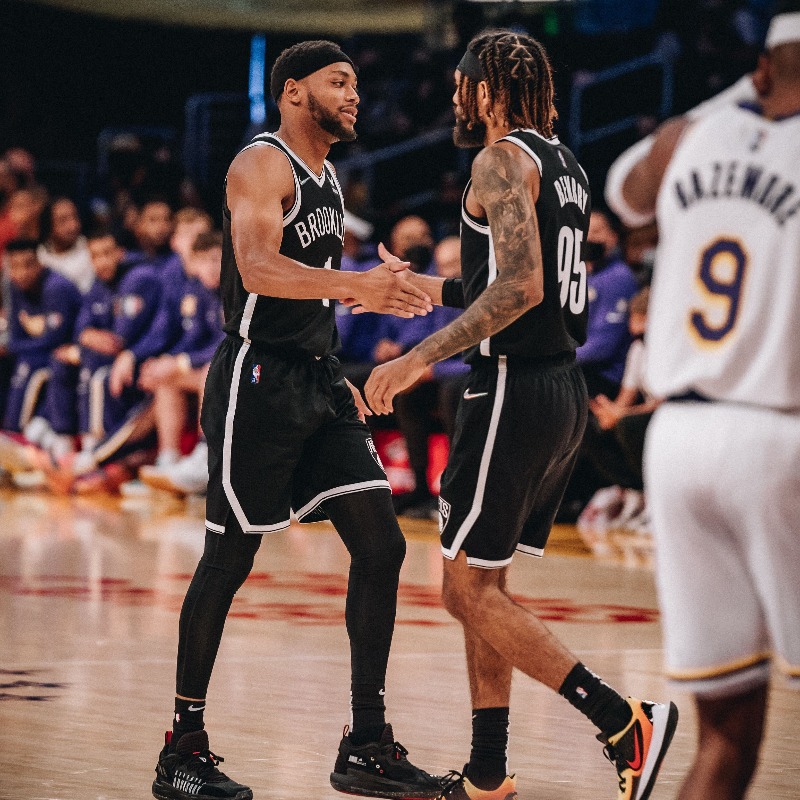 BrooklynNets's tweet photo. Got out there, got the W 📸