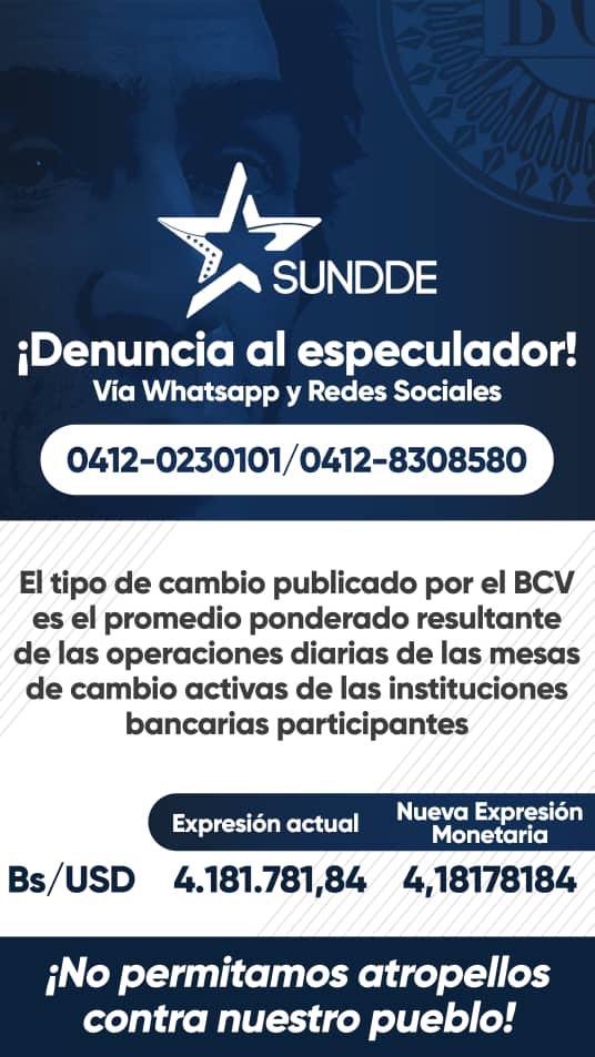 ¡No permitas que vulneren tus derechos! Denuncia vía WhatsApp y Redes Sociales la especulación, la usura y cualquier otra violación a tus derechos socioeconómicos.