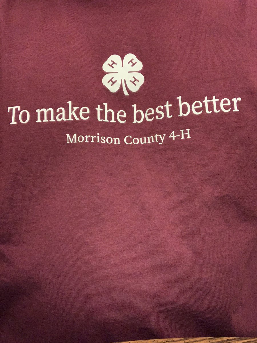 JeffreyJelinski's tweet photo. It’s #National4HWeek. Remember to thank our @4H members, past members along w/future members. Further remember to thank (all) of our #AdultVolunteersLeaders as the task cannot be carried out w/o YOU. #ThankYou @UMNExt @MN4H #4HRocks #Supporting4H. #StaySafe #KeepSmilin😀🇺🇸 https://t.co/2F0aLFMqIv
