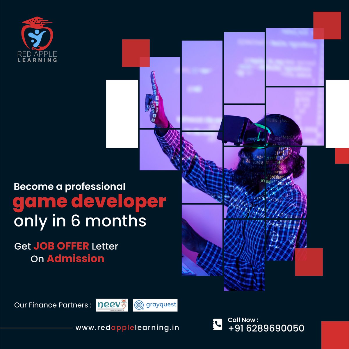 redapplekolkata's tweet image. Have you completed MCA/BCA/BSc(IT)/B.Tech/BE but still unemployed?
Learn game development from industry experts.
Duration: 6 months of classroom training + 3 months of paid internship
Have queries? Visit: redapplelearning.in
#learngamedevelopment #GamingCourses