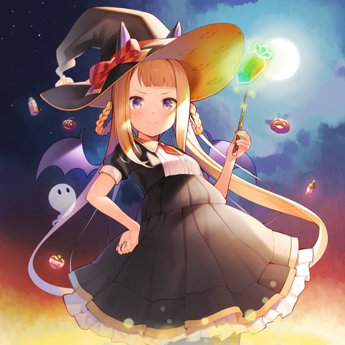 ハロウィン=魔女=スイープトウショウちゃん
#ウマ娘  #ウマ娘プリティーダービー 
#スイープトウショウ 