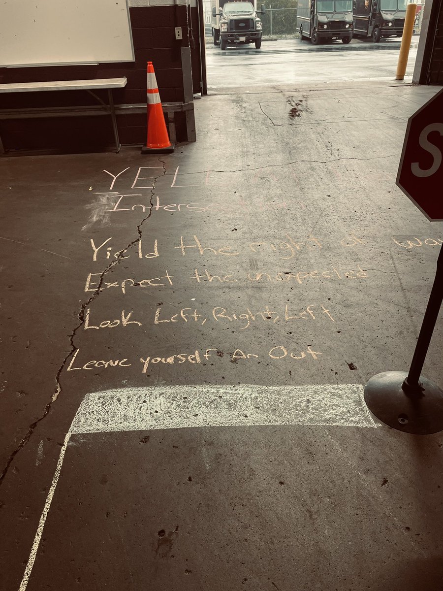 Stop rolling stop signs.  Make sure you YELL!   Stop signs allow us the opportunity to properly clear intersections of people and cars before proceeding. #upssafe <a href="/MidAtlUPSers/">Mid Atlantic UPSers</a>