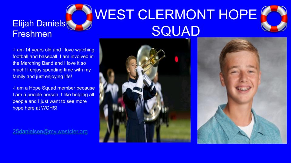 WCHSHopesquad's tweet photo. Happy Monday and Happy October!
Your WCHS HOPE Squad wants you to keep our faces in your mind, in case you need us!
Here are your members of the week https://t.co/v52TtlOHHh