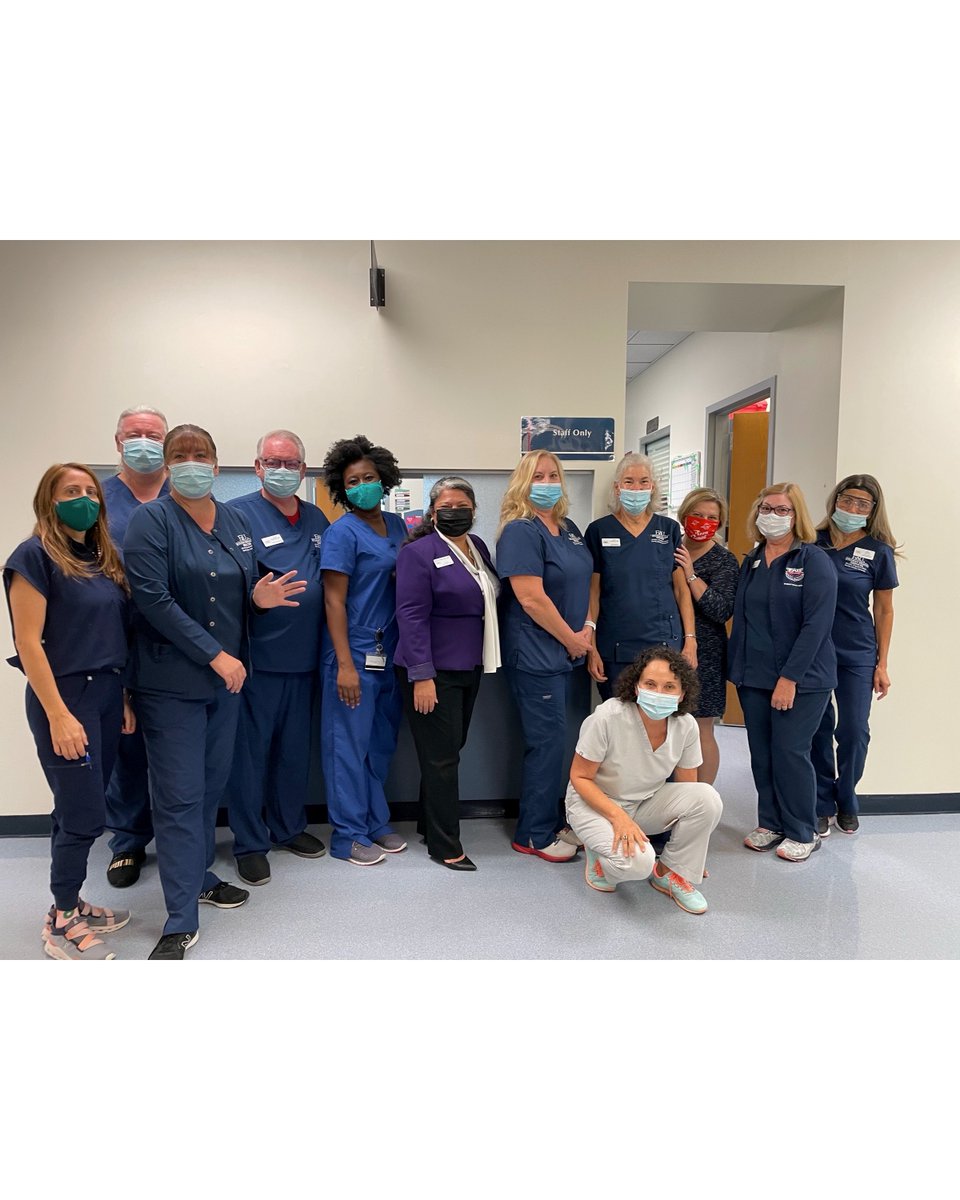 FAU Student Health Services Director and clinical staff showing their support for National Domestic Violence Awareness Week.  #OwlBeThereForYouFAU #DomesticViolence #StrongerTogether #WearPurple #FloridaAtlanticUniversity #FAU