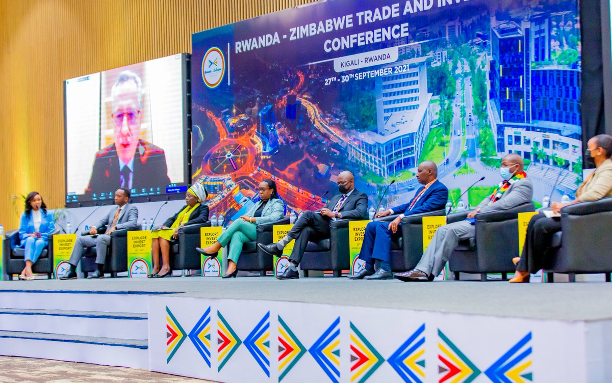 Mona_LisaDube's tweet photo. It was such an honor to moderate the Rwanda-Zimbabwe Investment Conference in Kigali. So many opportunities for local businesses in the fast growing East African country. https://t.co/uxbLguWPsO