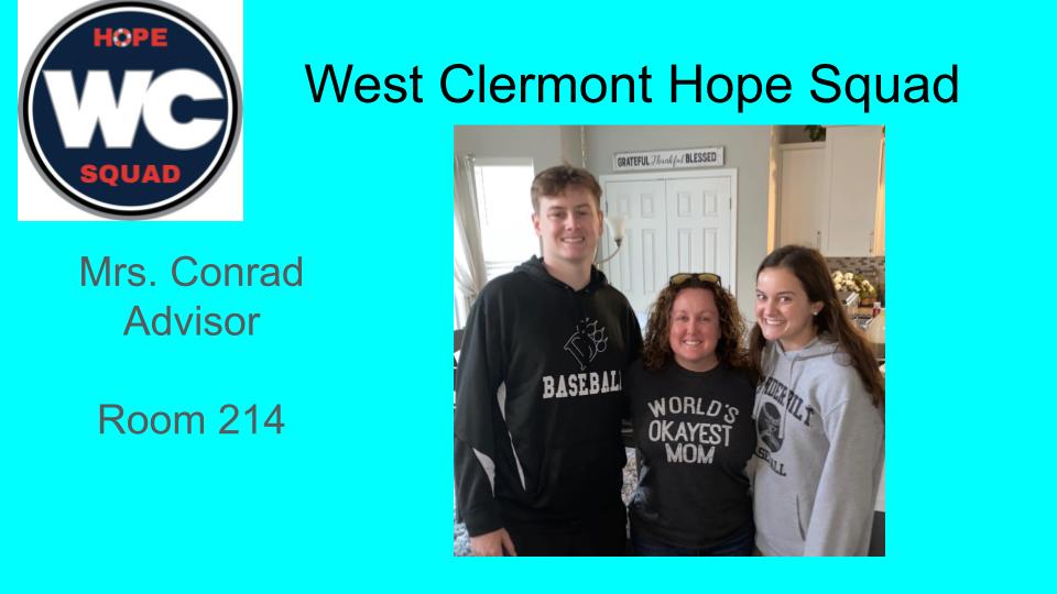 WCHSHopesquad's tweet photo. And here is your advisor of the week! https://t.co/FRkOAMmOYa