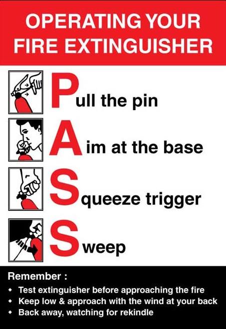 Do you know how to operate a Fire Extinguisher? Practice the PASS code this Fire Safety Week #21FSW #STOPFire #FireSafetyIRE