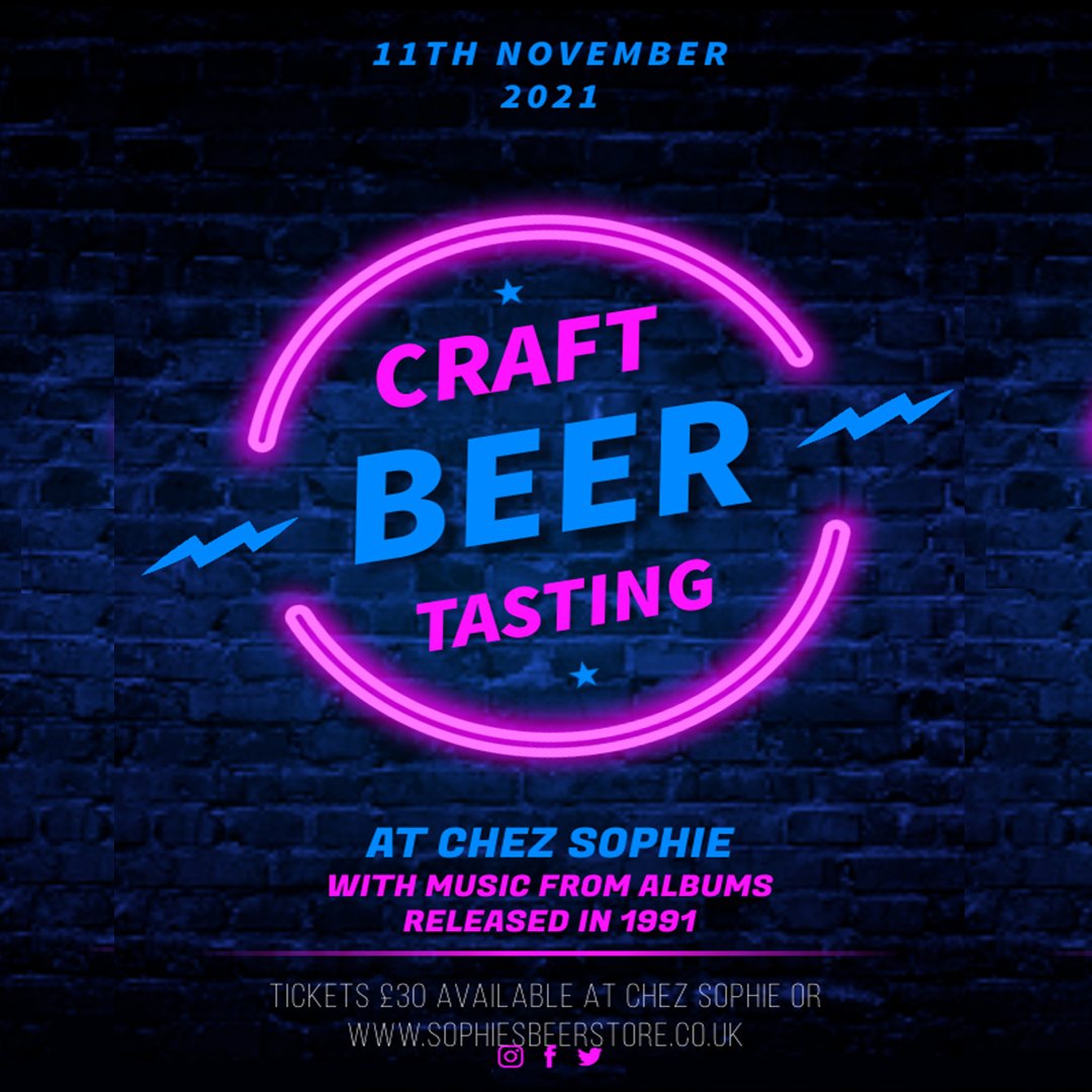 Excited to announce our first beer tasting in a while! Tickets now on the site!