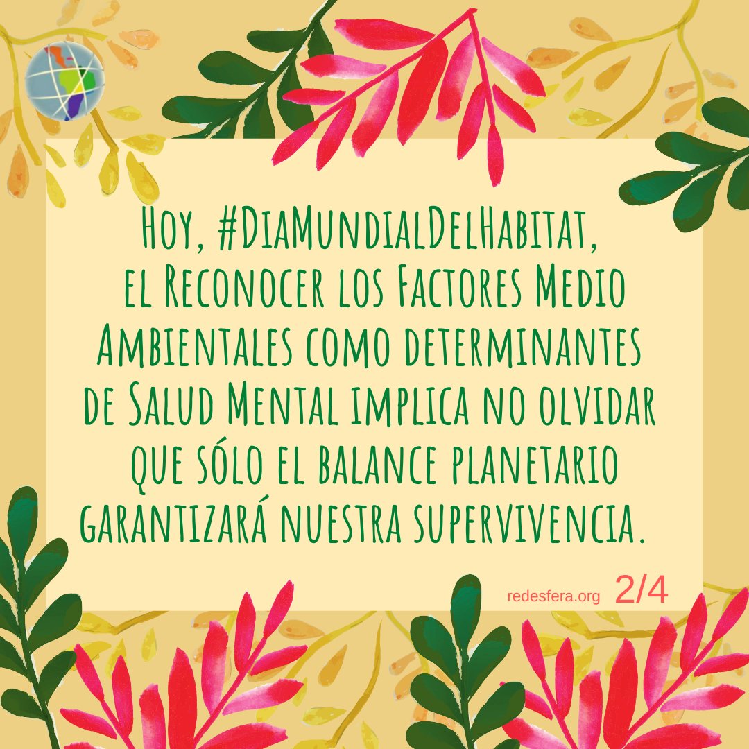 LaRedesfera's tweet photo. Hoy, #DiaMundialDelHabitat, es un buen día para hacernos un llamado de atención colectivo (si pandemia y calentamiento global no son suficientes), a dejar nuestro #antropocentrismo atrás. https://t.co/rc4RdOlL4u