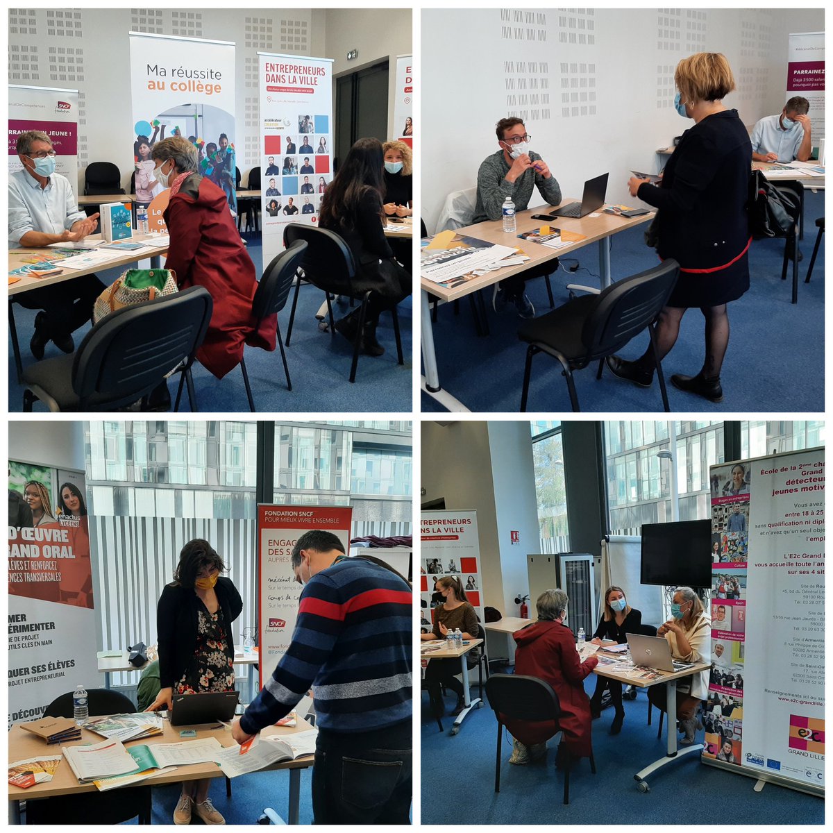 Créer du lien entre #associations et collaborateurs <a href="/GroupeSNCF/">Groupe SNCF</a> : c'est l'objet du speed dating sur le #MécénatDeCompétences organisé par <a href="/FondationSNCF/">Fondation SNCF</a> aujourd'hui à Lille. Merci à <a href="/energie_jeunes/">Energie Jeunes</a> <a href="/AssoProxite/">Association Proxité</a> <a href="/EnactusFrance/">EnactusFrance</a> <a href="/E2cGrandLille/">E2C Grand Lille</a> @LaCravateSolidR <a href="/SDLV_Officiel/">Sport dans la Ville</a>
