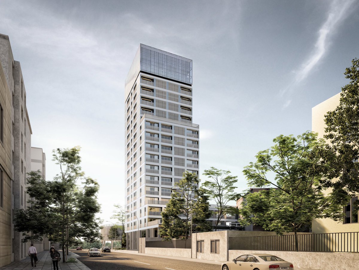 saint_etienne_'s tweet photo. Avec ses 1 000 m² de panneaux photovoltaïques et sa construction en bois et béton bas carbone, la tour TESE, pour Tour Élithis de #saintetienne permettra à ses occupants d’économiser environ 1 600€ par an sur leurs factures ! #Elithis 📸PETITDIDIERPRIOUX https://t.co/ENKHhXiA7R https://t.co/2UokVFqFL7
