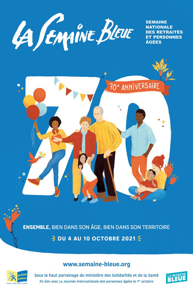 Bon anniversaire à la Semaine Bleue pour ses 70 ans !👏 #EHPAD