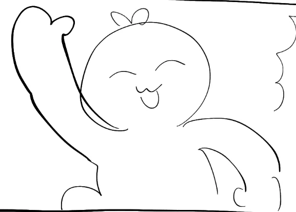 ささのラフなんて人様に見せれんくらい雑いねん 