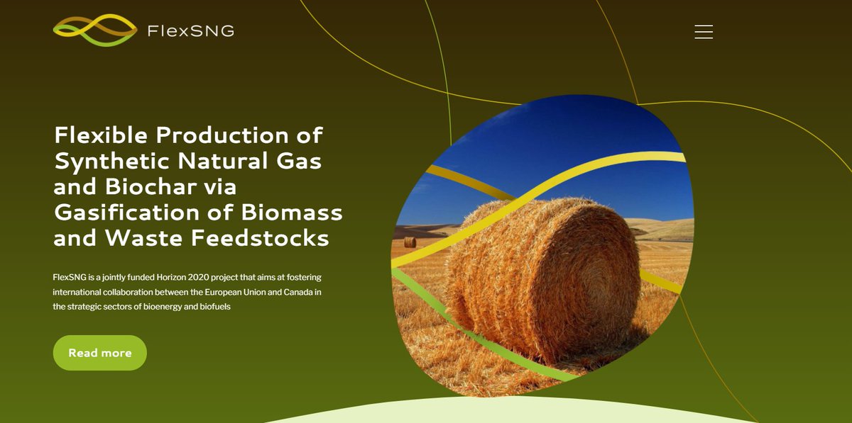 The #FlexSNG website is now online!

Learn more about the project's goal, technologies, challenges and activities aimed at producing #biomethane, #biochar and #renewableheating through #biomass and #wastefeedstocks #gasification.

Visit the website here: flexsng.eu