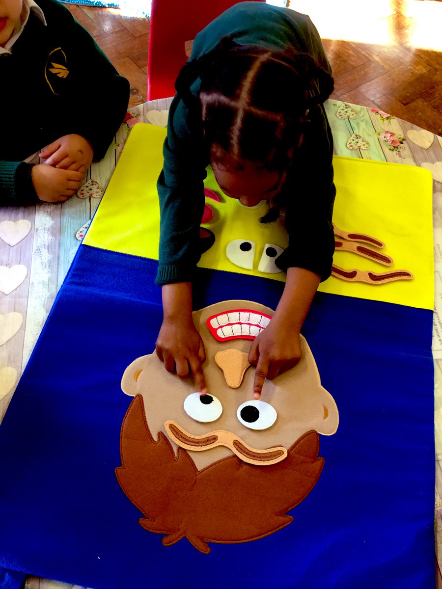 GoldfinchPrmry's tweet photo. Robin Class (Nursery) are learning to identify their emotions using Mr. Face. #emotions #allaboutme #Mrface https://t.co/wB8qavyg00