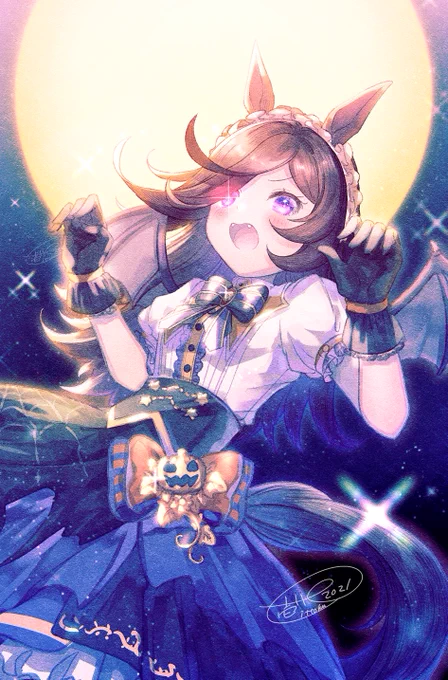 ハロウィンライスシャワーちゃん🎃 #ウマ娘 