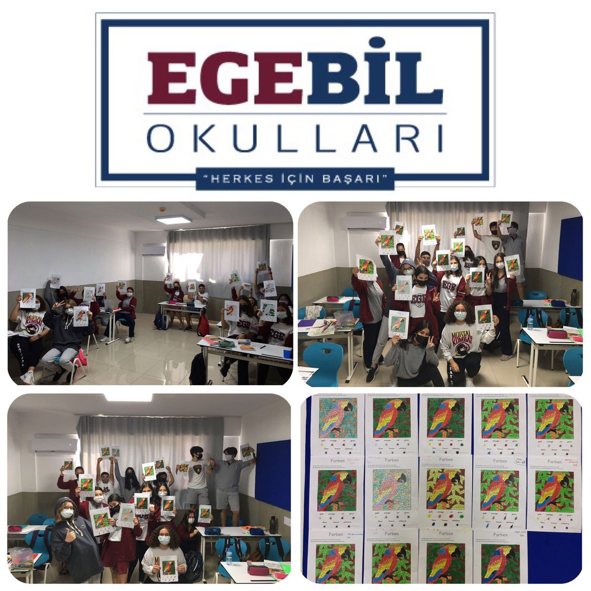 egebilfethiye's tweet photo. Öğrencilerimiz, Almanca öğretmenimiz Büşra Dönmez eşliğinde eğlenerek öğrenmeye devam ediyor.
#egeokulları #fethiyekampusu #egebil #egebilegitim https://t.co/m1WZArDTKv
