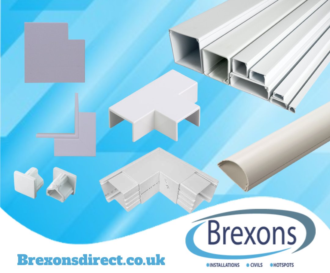 BrexonsLtd's tweet photo. If you are looking for high quality PVC trunking products, then look no further than Brexons Direct.

We stock a wide range of PVC trunking products, including all of the associated fittings 👍

#trunking #containment #cablemanagement #qualityproduct #trunking #containment #pvc https://t.co/yQEvKy4khW