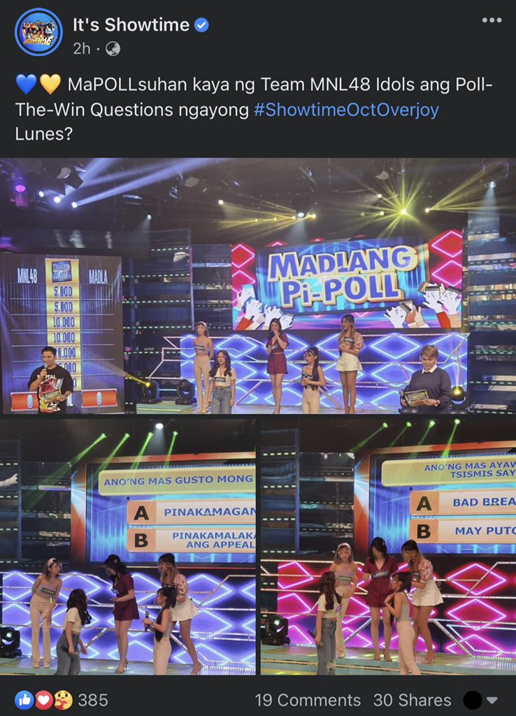 Princevader48's tweet photo. Support. ๐
MNL48 ON MadlangPiPOLL
#MNL48onItsShowtime
@mnl48official
#ShowtimeOctOverjoy
https://t.co/zSitPIrOWl
https://t.co/DWdrkLCD9b
https://t.co/seVrPYoab6 https://t.co/da5PJWAPRt