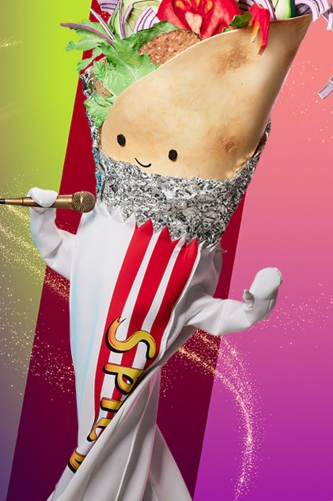 ImACelebrityAUS's tweet photo. I haven’t had a kebab in years but I’ll be salty if it doesn’t sing to me. ♥️

#MaskedSingerAU https://t.co/CmVMjPyvLE
