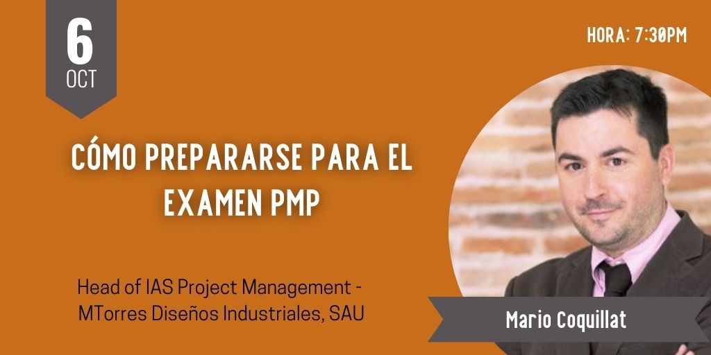 ¿Todavía no te has apuntado a nuestro webinar del miércoles 6?
Estaremos hablando de los cinco principales cambios del nuevo examen PMP® entre otras muchas cosas. 
No te lo pierdas. 

#webinargratuito #mundowebinar #pmp 
hubs.la/H0YgKZ20