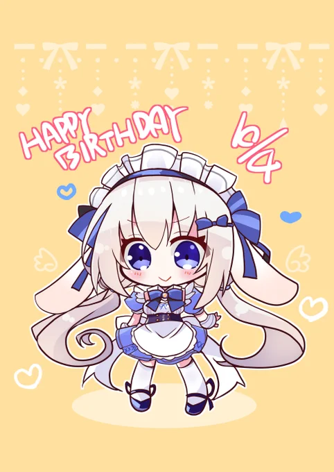 なのちゃんおめでと～🥳💙
#天使のアトリエ  
#天使なの生誕祭2021 