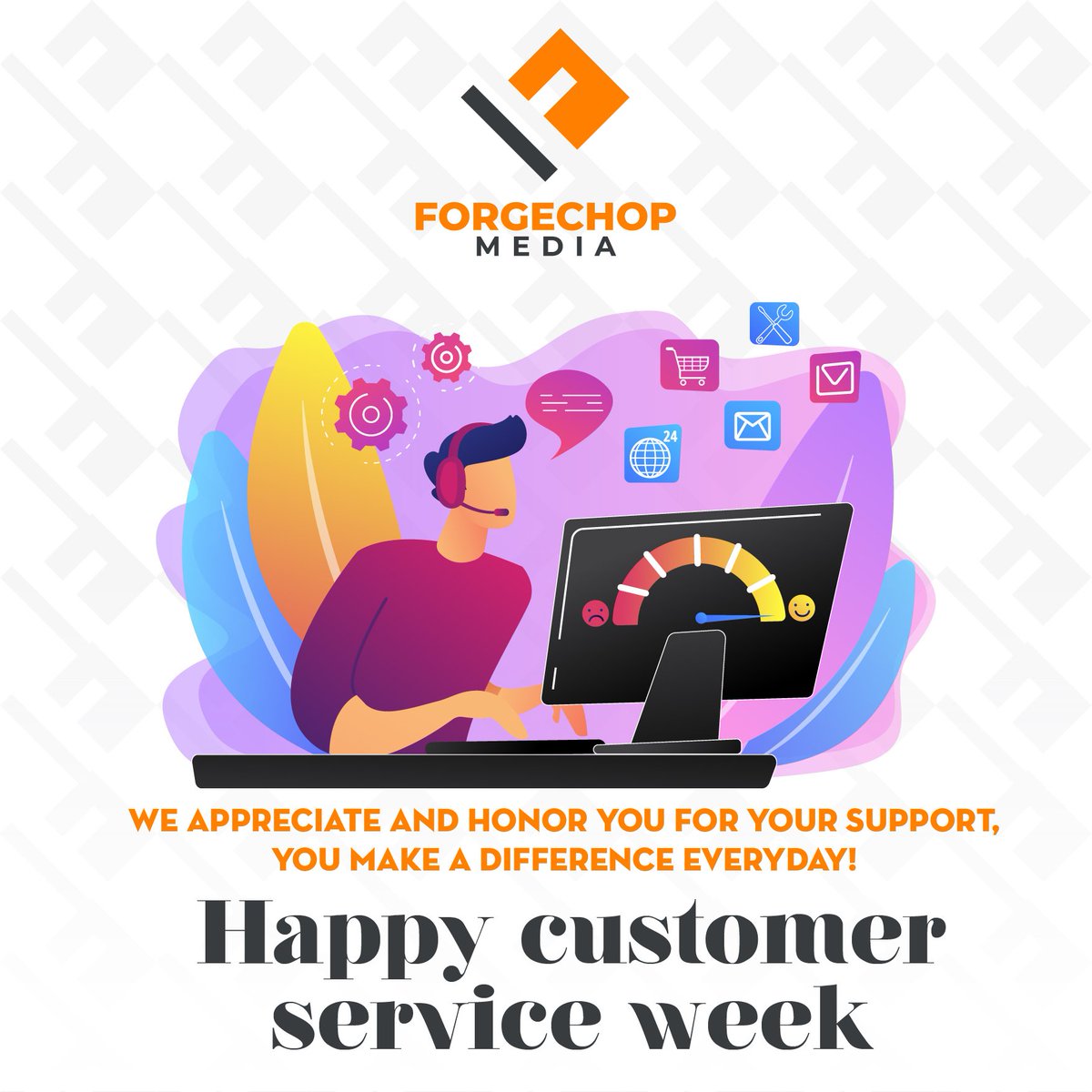 forgechop's tweet image. #forgechopmedia 
#customerserviceweek2021 
#csweek21
