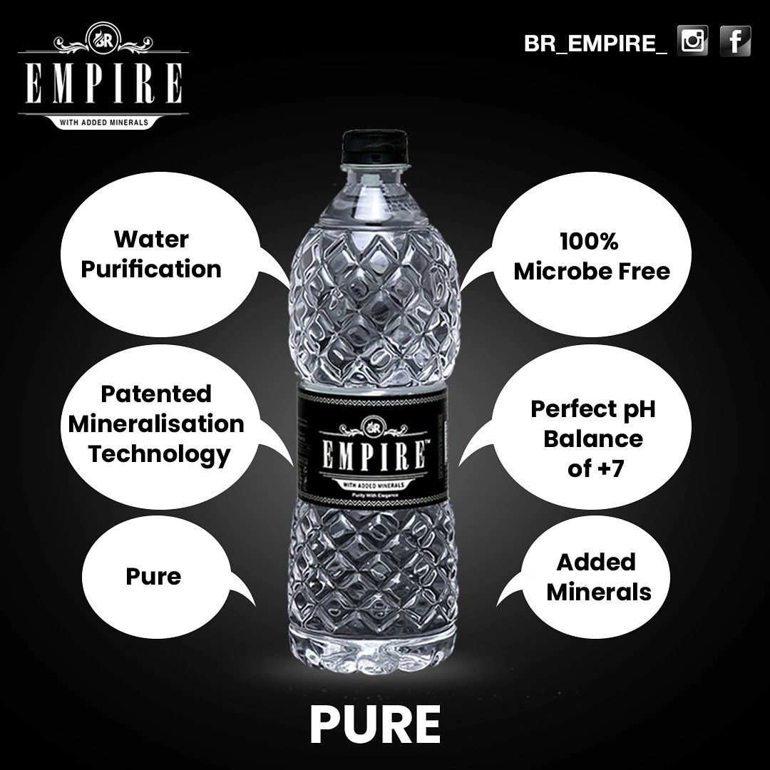 Switch to BR EMPIRE WATER  Today
#PuritywithElegance 
#BREmpireWater 
#RealWater 
🥇Stay Tuned to BR EMPIRE WATER  for more Updates

 #khedcity #mumbai #Pune #Nashik  #ChoiceofLegend #lifestyle #businesstip #startupideas #investing #solapur #satara #Bhimashankar #Trekking #tbt